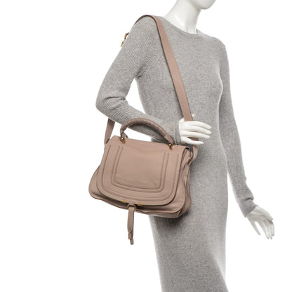 Chloe Calfskin Medium Marcie Satchel Rope Beige 2 of 7