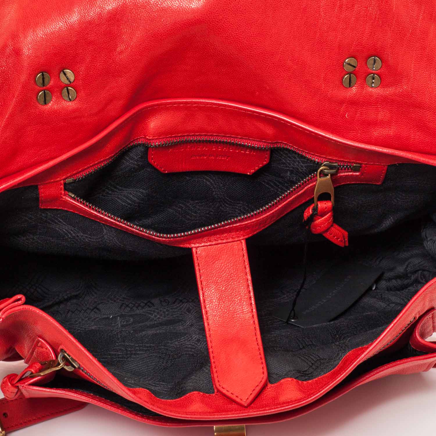 Proenza Schouler Lambskin PS1 Medium Satchel Red 2 of 11