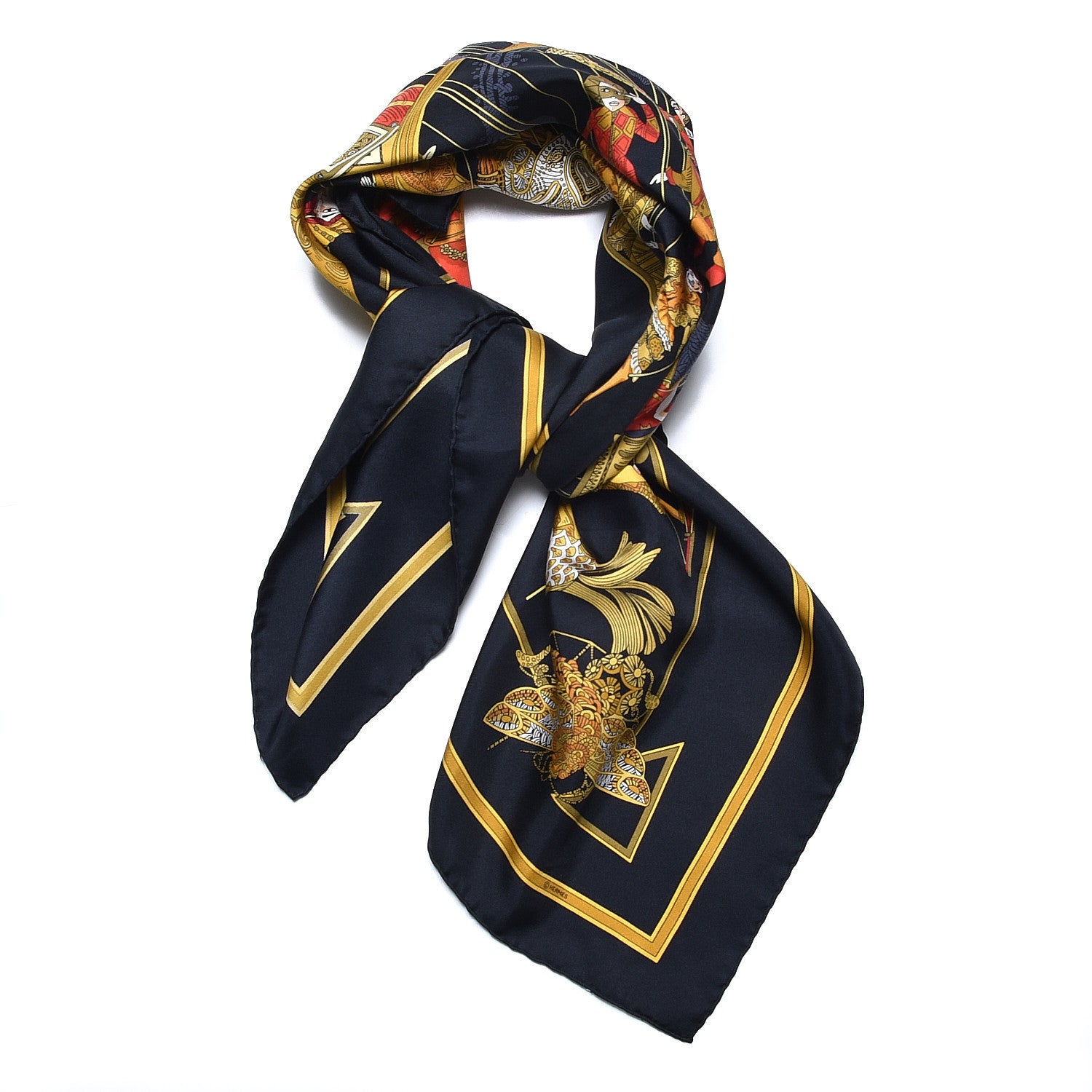 Hermes Silk Les Temps Du Marionnettes Scarf 90 3 of 7