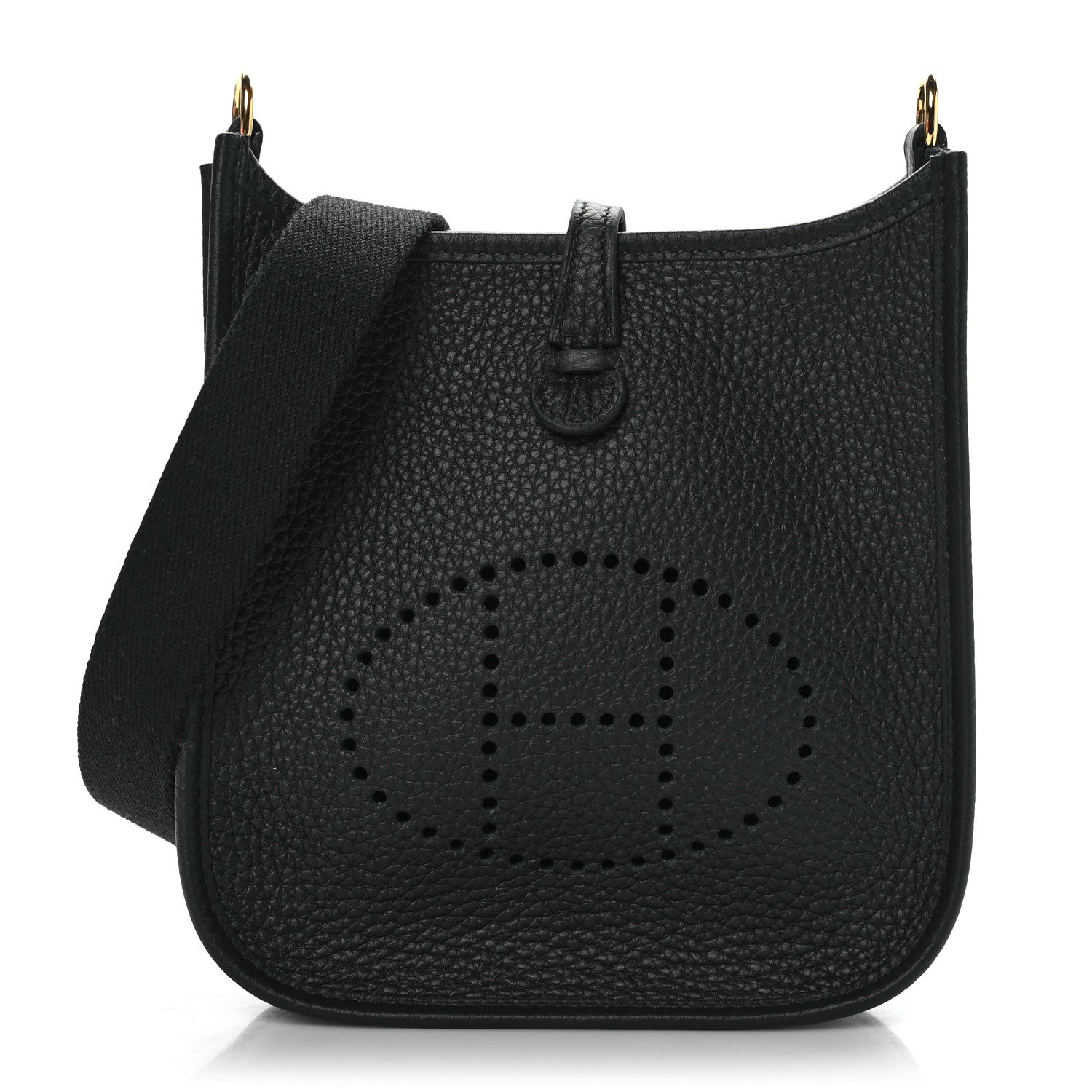 Hermes Taurillon Clemence Evelyne TPM Black 1 of 10