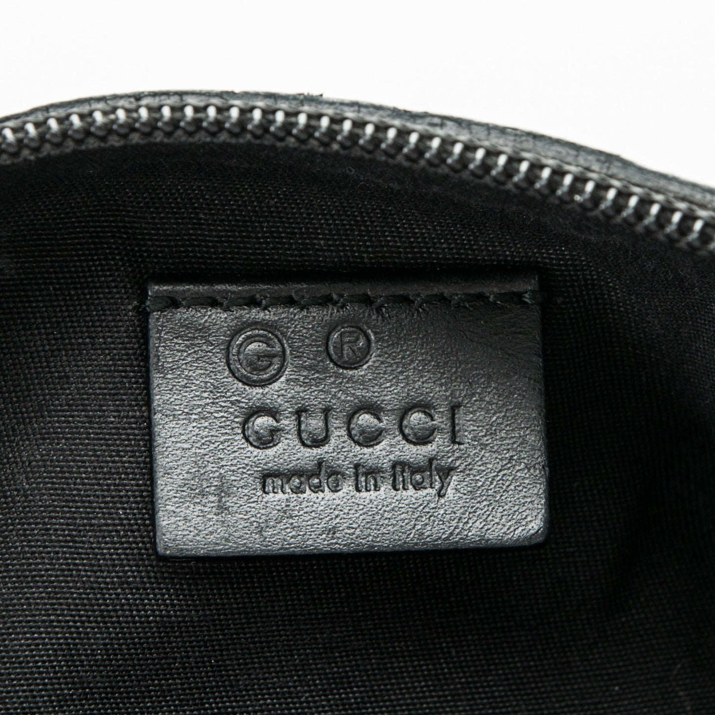 Guccissima Small Cosmetic Case Black
