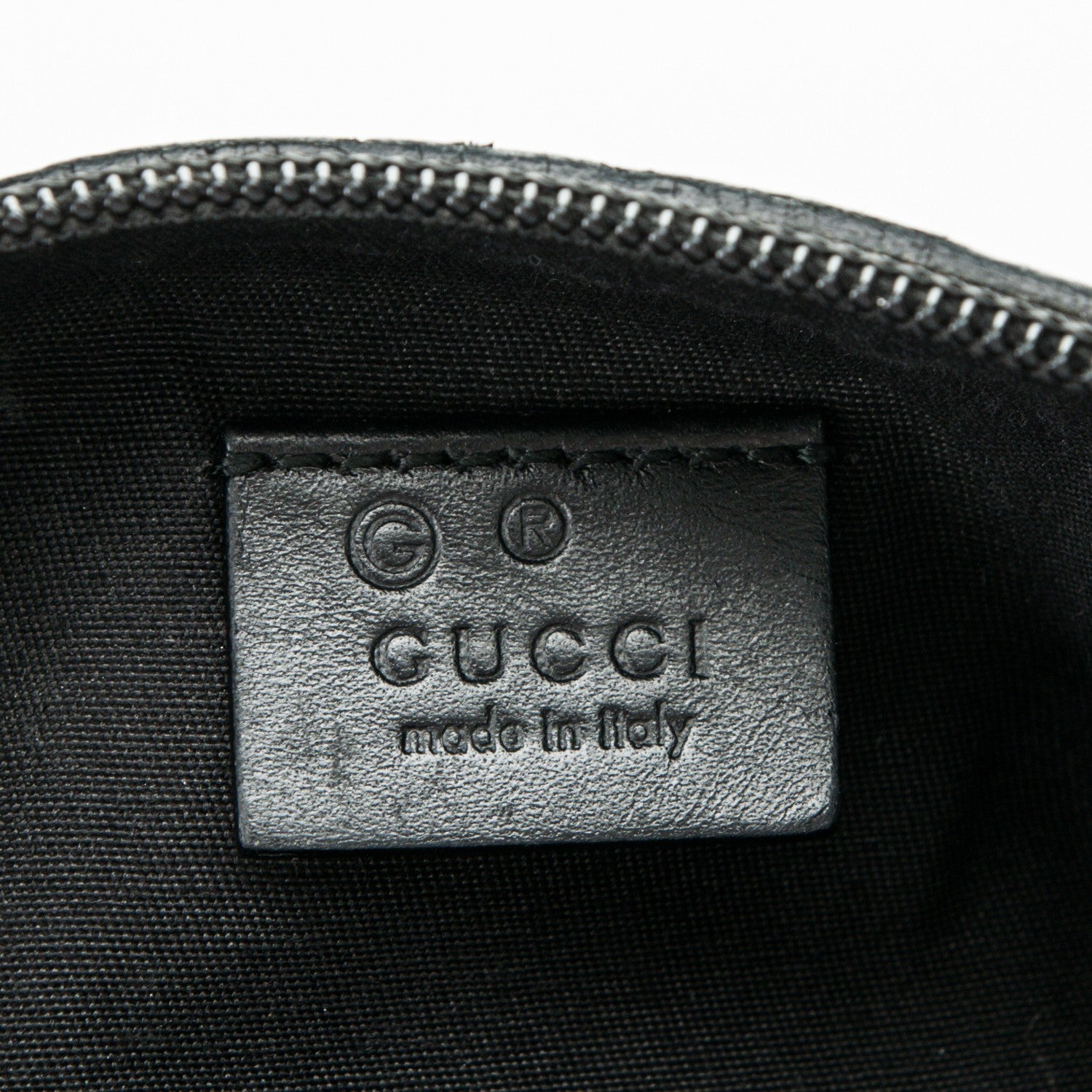 Gucci Guccissima Small Cosmetic Case Black 6 of 7