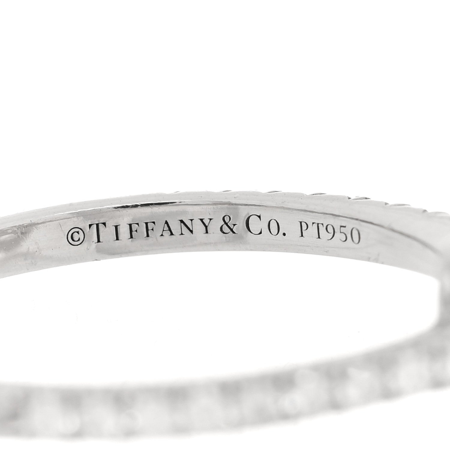Tiffany Platinum Diamond 1.52ct Oval Cut Soleste Engagement Ring 52 6 4 of 5