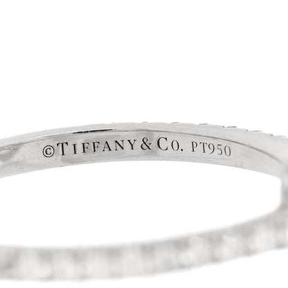 Tiffany Platinum Diamond 1.52ct Oval Cut Soleste Engagement Ring 52 6 4 of 5