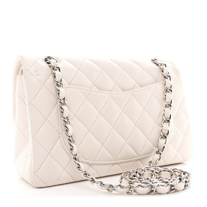 Chanel Caviar Quilted Small Double Flap White 3 of 9