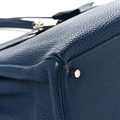 Hermes Togo Kelly Retourne 35 Bleu de Galice 34 of 37