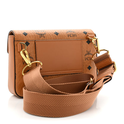 MCM Visetos Small Millie Crossbody Belt Bag Cognac 3 of 9