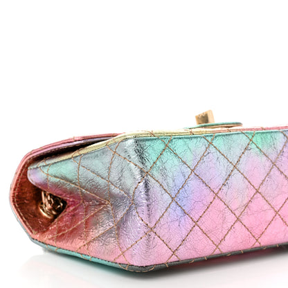 Chanel Metallic Goatskin Quilted Mini 2.55 Reissue Flap Multicolor 9 of 11