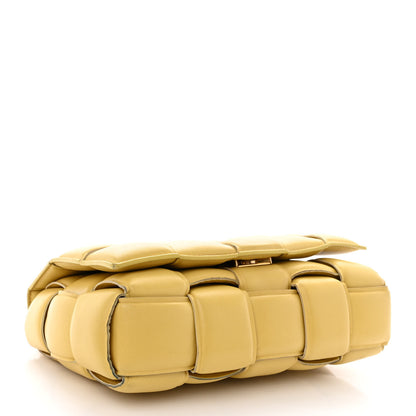 Bottega Veneta Lambskin Maxi Intrecciato Padded Chain Cassette Crossbody Bag Corn 4 of 10