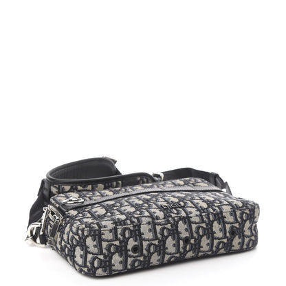 Christian Dior HOMME Oblique Safari Messenger Blue 4 of 9