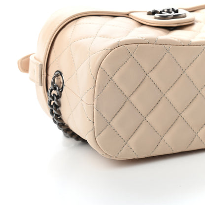 Chanel Lambskin Quilted Coco Boy Vanity Case Beige Clair 8 of 10