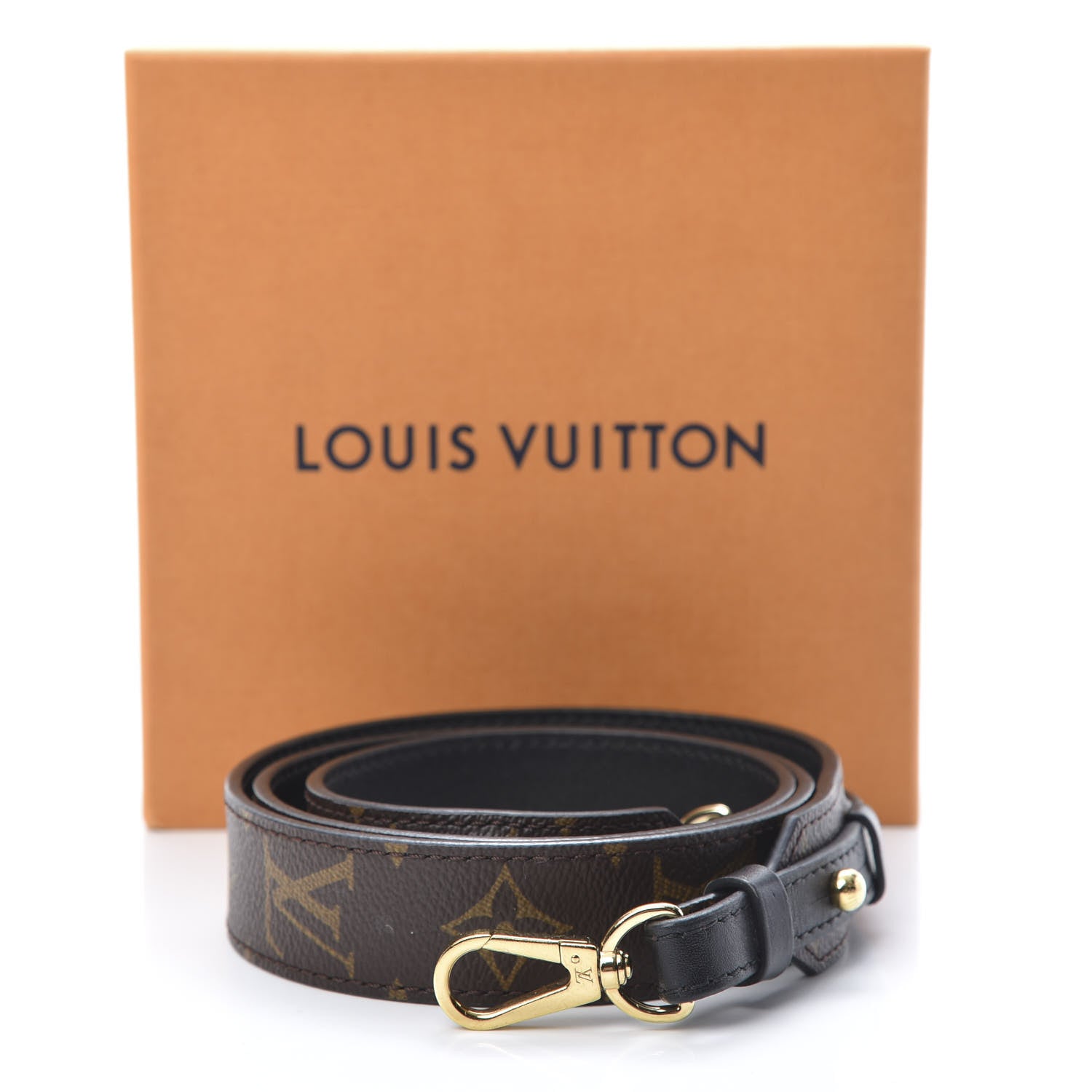 Louis Vuitton Monogram Bandouliere Shoulder Strap XL Black 7 of 7