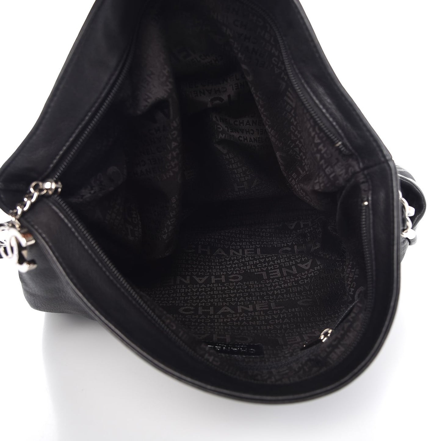 Lambskin Large Ultimate Soft Tote Black