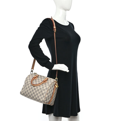 Louis Vuitton Damier Azur Speedy Bandouliere 25 2 of 8