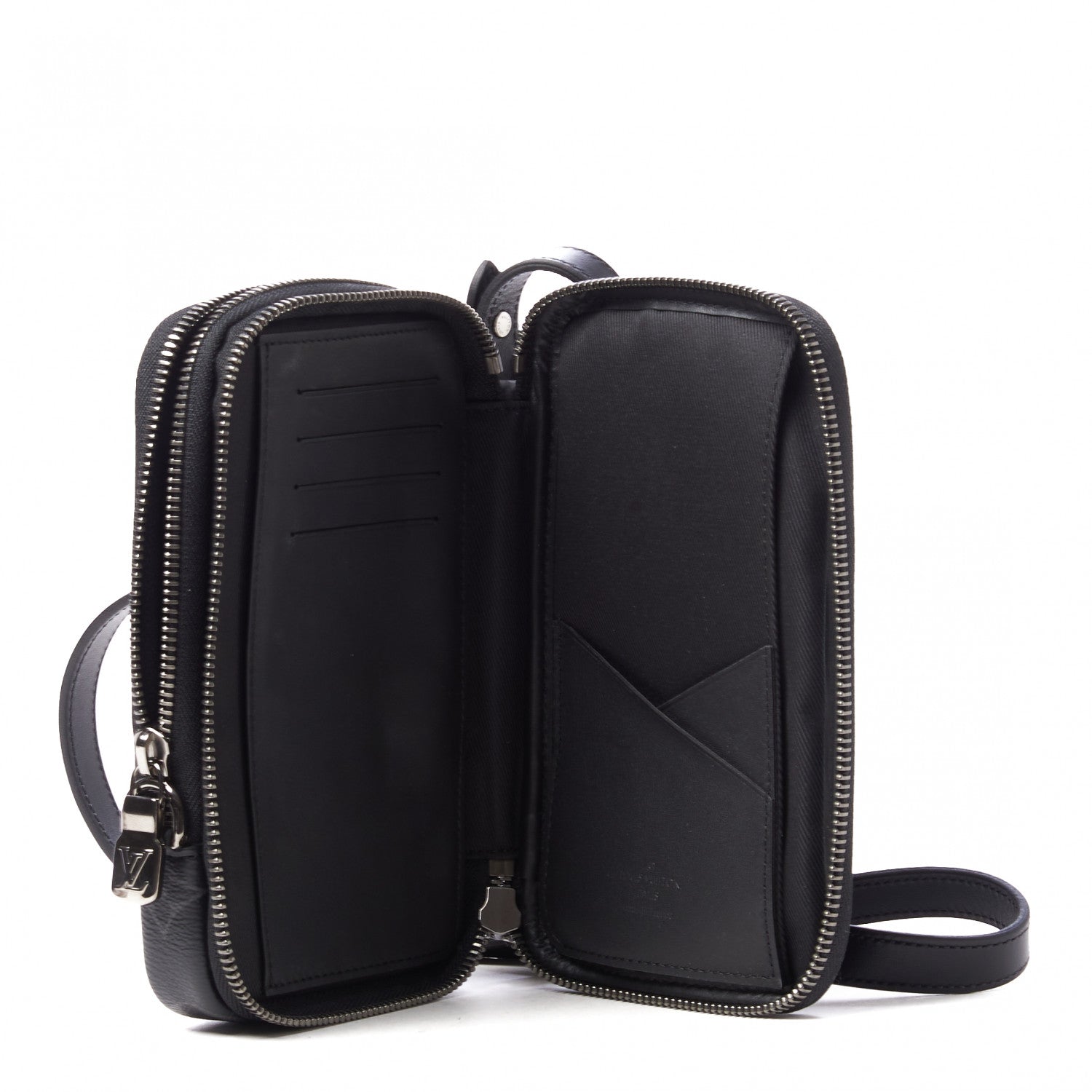 Louis Vuitton Monogram Eclipse Reverse Double Phone Pouch 7 of 8