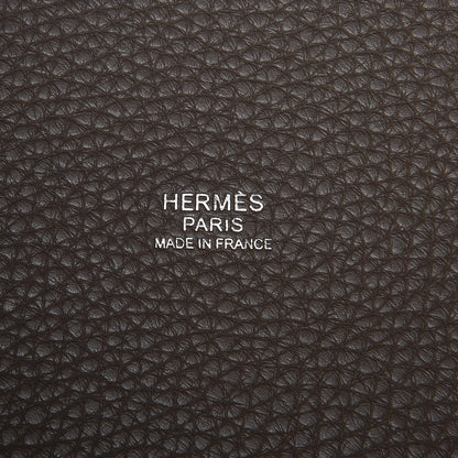 Hermes Taurillon Clemence Picotin Lock 22 MM Etoupe 6 of 9