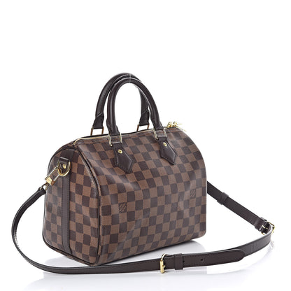 Louis Vuitton Damier Ebene Speedy Bandouliere 25 3 of 9
