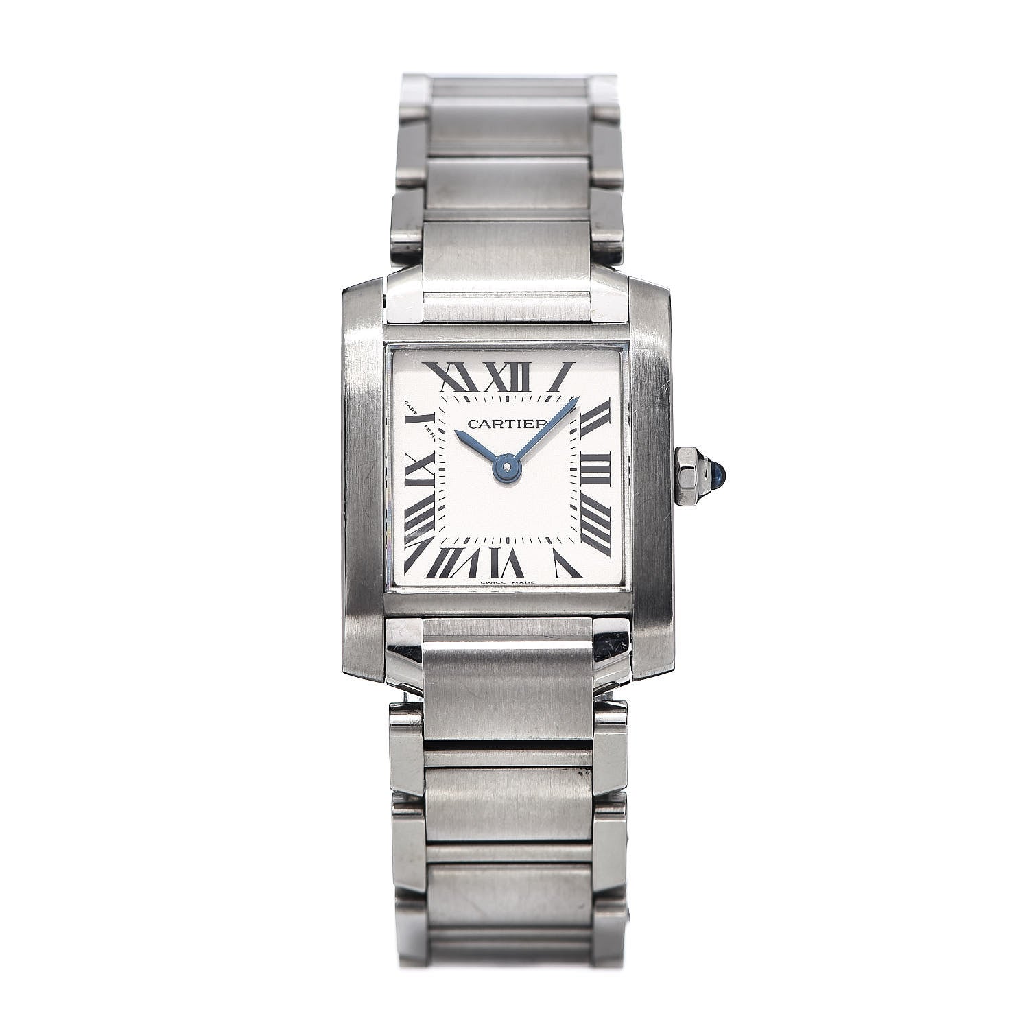 Cartier Stainless Steel 20mm Tank Francaise Quartz Watch 1 of 7