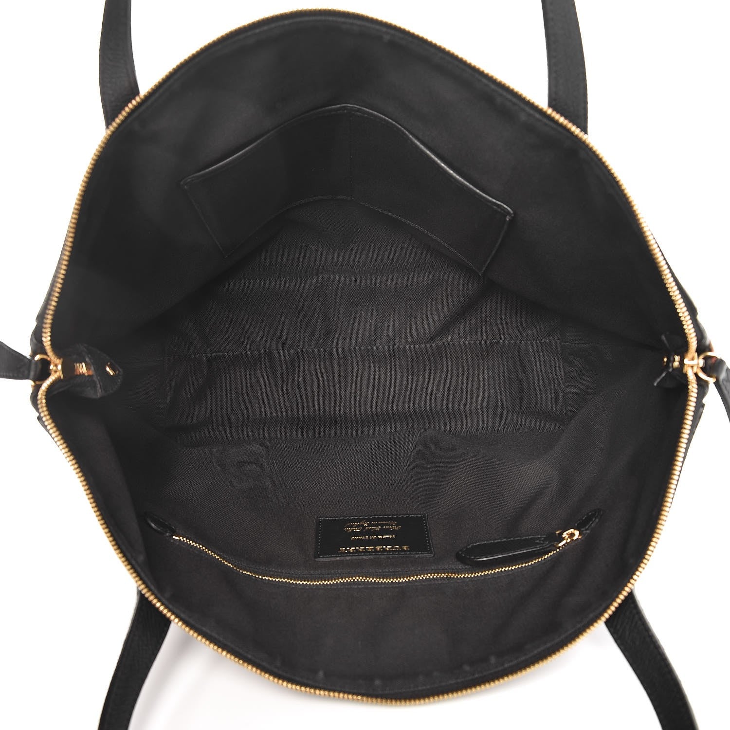 Burberry Derby Calfskin House Check Medium Welburn Tote Black 5 of 10