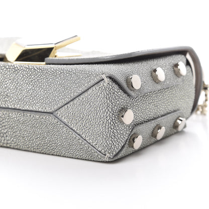 Jimmy Choo Stingray Petite Lockett Shoulder Bag Silver 9 of 9