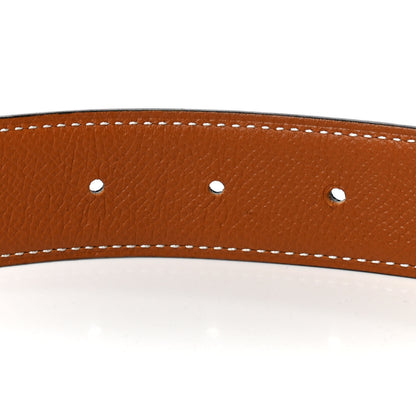 Hermes Swift Epsom 32mm H Belt 85 Black Gold 5 of 7