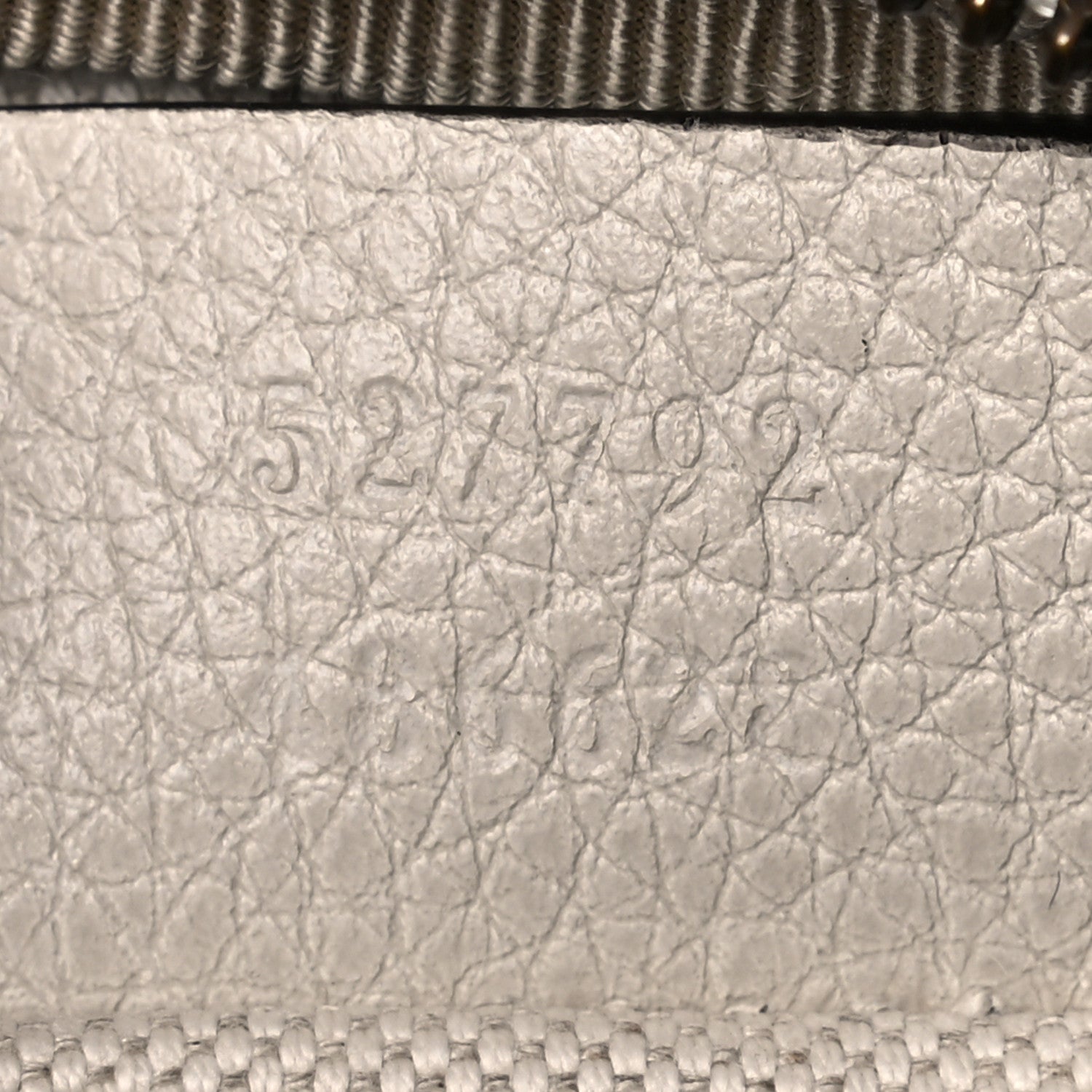 Gucci Grained Calfskin Small Logo Belt Bag White 7 of 10