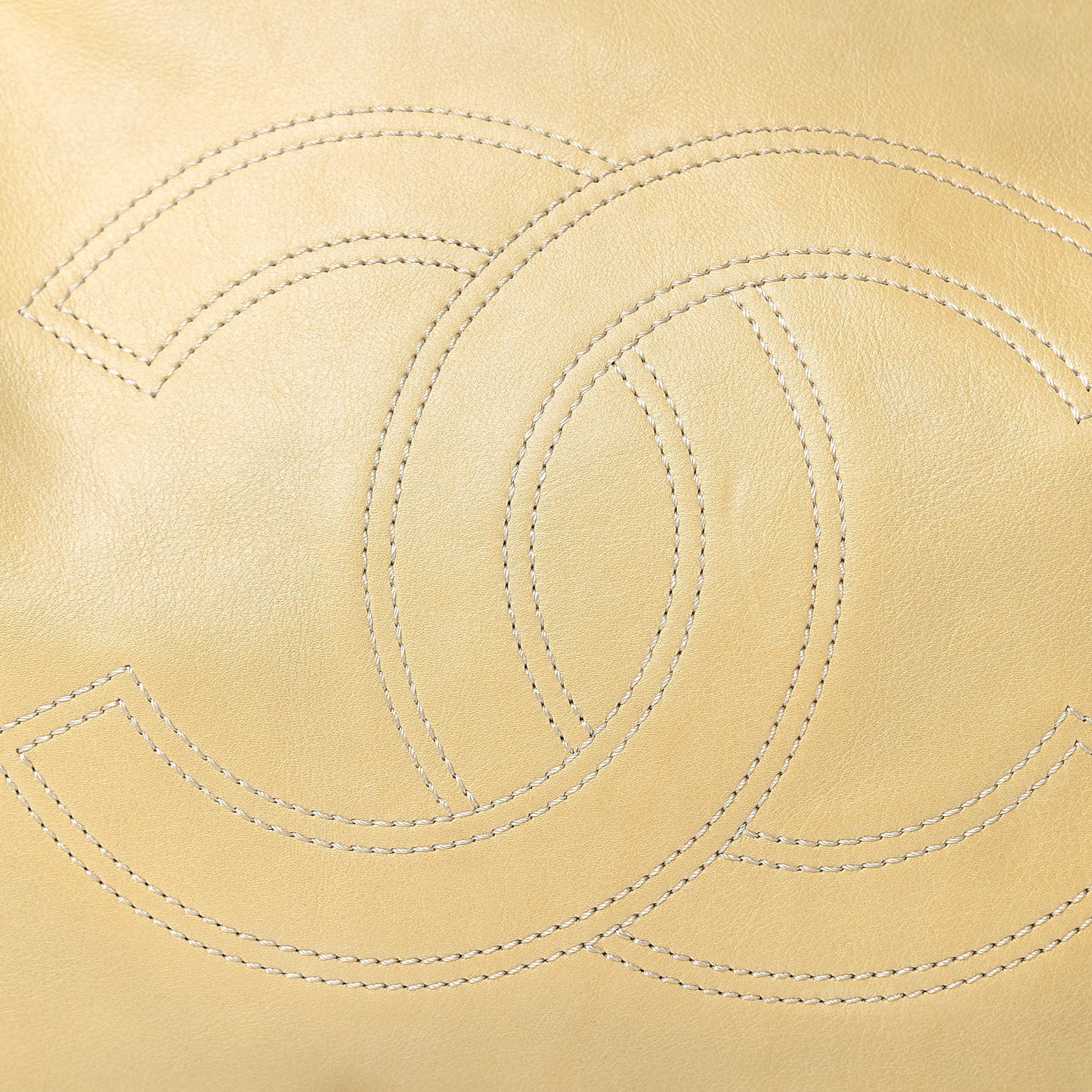 Lambskin Large Edgy Hobo Beige