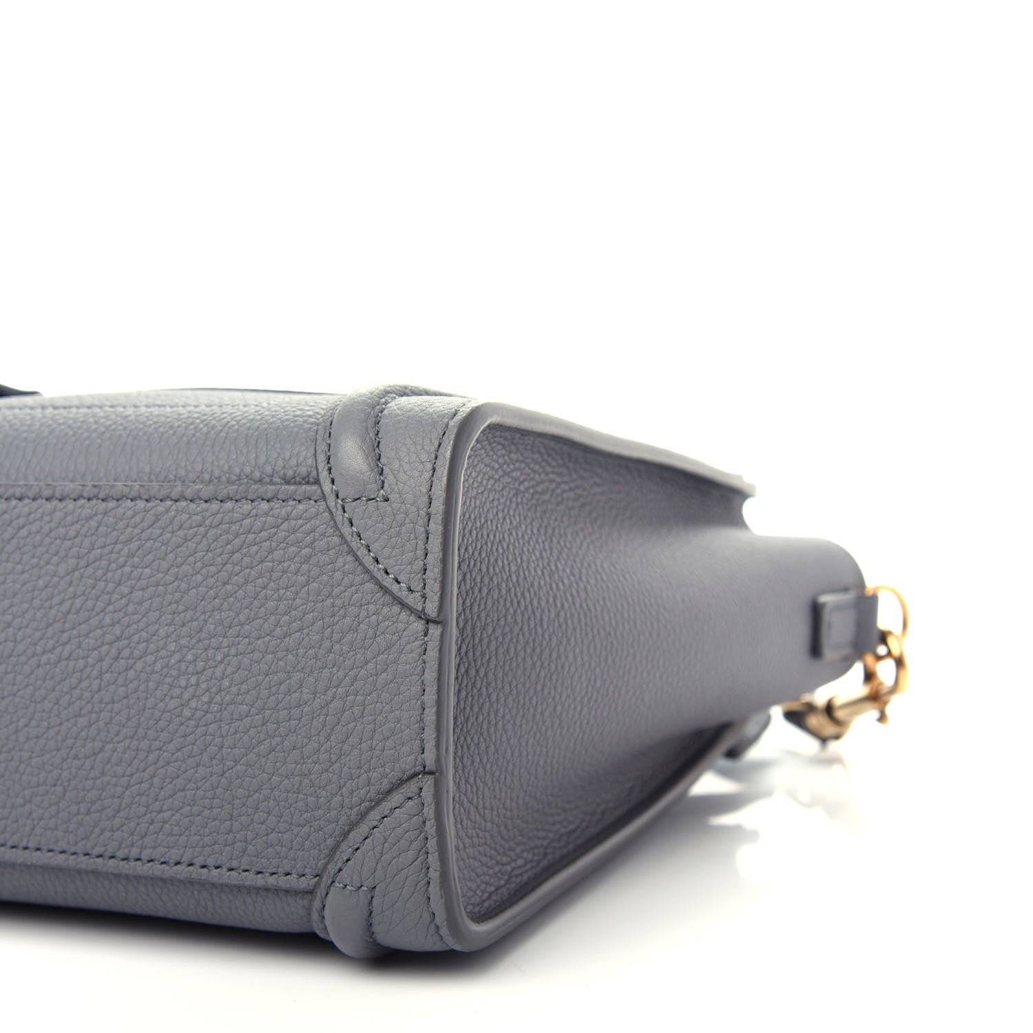 Celine Baby Drummed Calfskin Nano Luggage Kohl 9 of 10