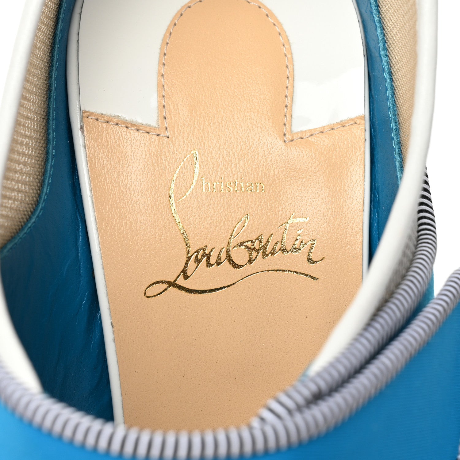 Christian Louboutin Neoprene Mesh Miamscratch 100 Sandals 39.5 Multicolor 7 of 8