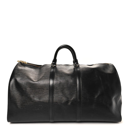 Louis Vuitton Epi Keepall 55 Black 1 of 11