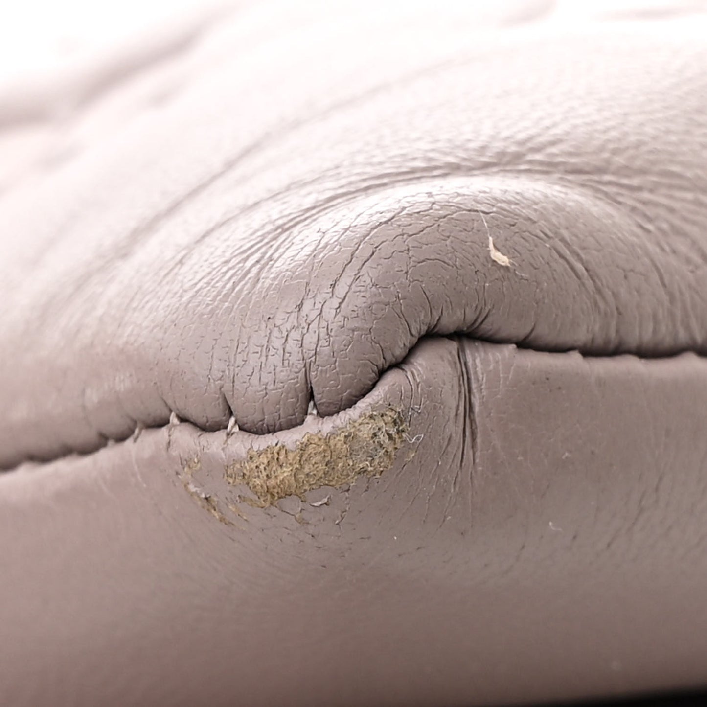 Lambskin Embossed Monogram Coussin PM Gris