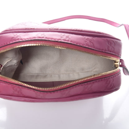Gucci Guccissima Signature Mini Bree Messenger Bag Peonia Flower 5 of 7