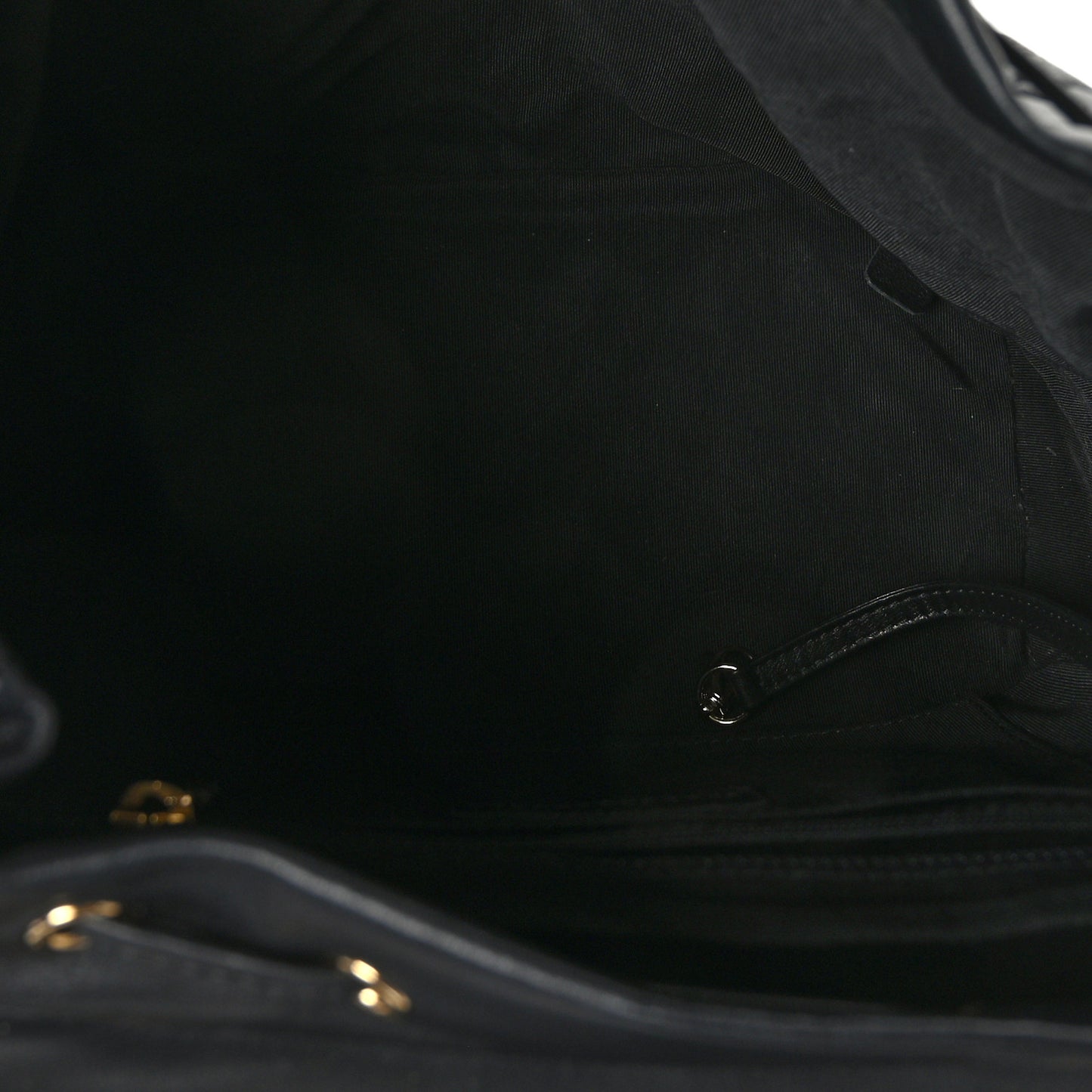 Lambskin Quilted Large Urban Spirit Backpack Black