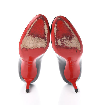 Christian Louboutin Patent Simple 70 Pumps 38 Black 5 of 7
