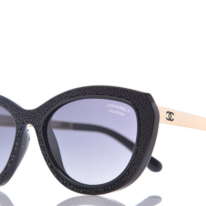 Chanel Stingray CC Polarized Sunglasses 6046-Q Black 7 of 8