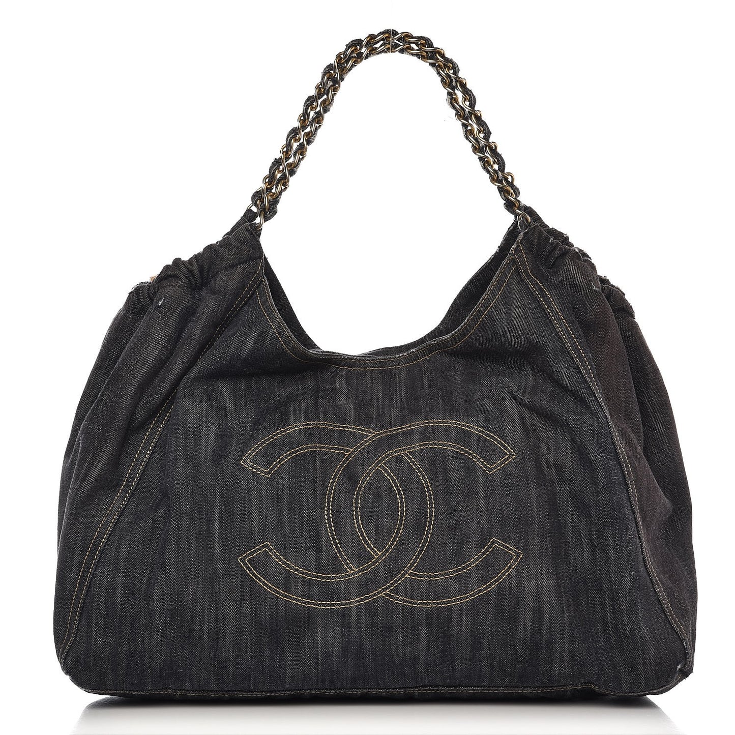 Denim XL Coco Cabas Tote Dark Blue