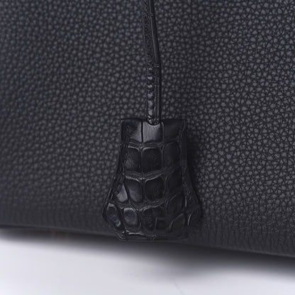 Hermes Togo Matte Alligator Birkin Touch 30 Black 15 of 32