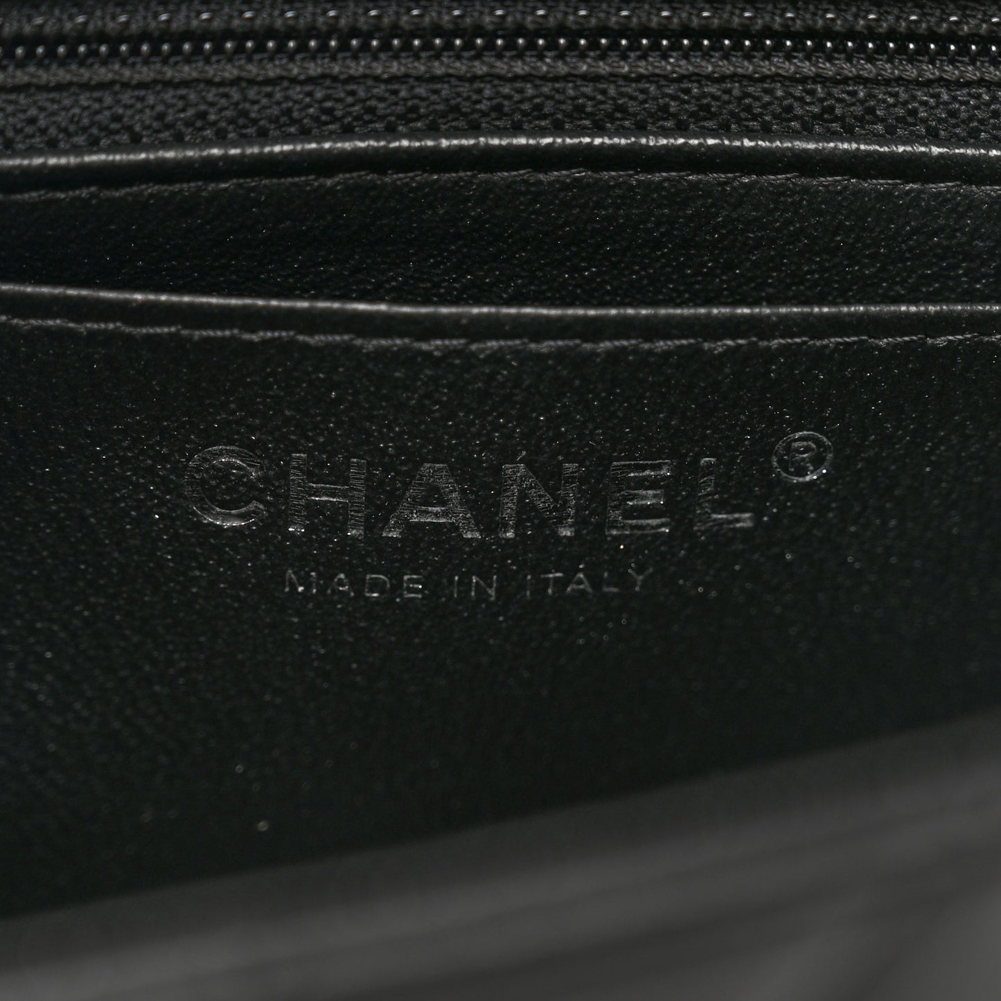 Lambskin Quilted Mini Rectangular Flap Black
