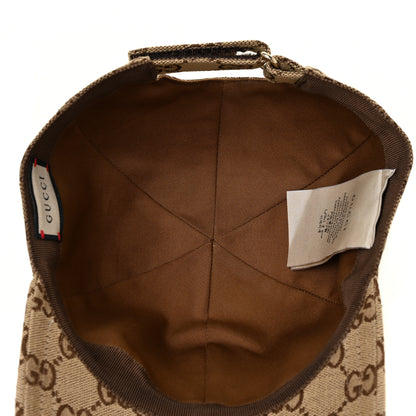 Gucci Monogram Textured Dollar Calfskin Zeno Baseball Hat M Beige 4 of 7