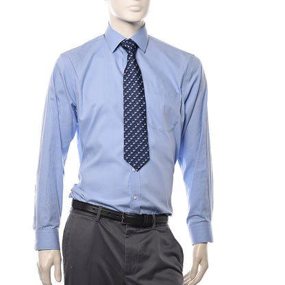 Hermes Silk Mens Sauve Qui Puet Cravate Neck Tie Bleu Marine Clair 2 of 6