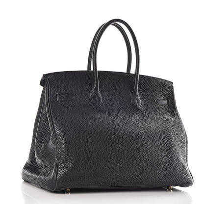 Hermes Togo Birkin 35 Black 3 of 9