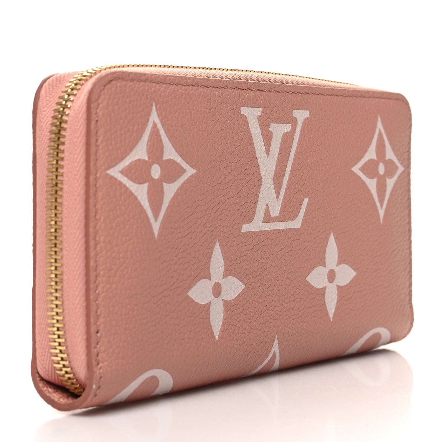 Louis Vuitton Empreinte Monogram Giant Zippy Wallet Rose Trianon Creme 3 of 7