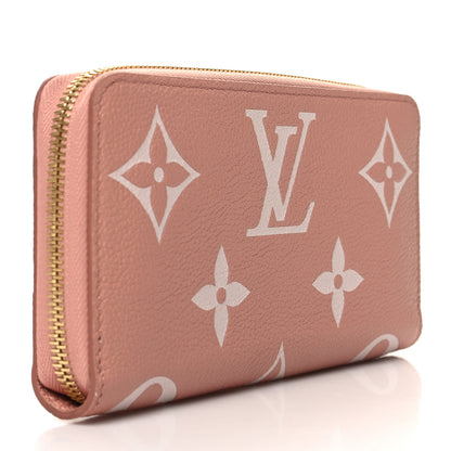 Louis Vuitton Empreinte Monogram Giant Zippy Wallet Rose Trianon Creme 3 of 7