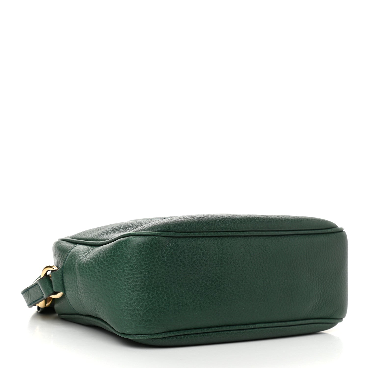 Gucci Pebbled Calfskin Small Soho Disco Bag Emerald Green 4 of 10