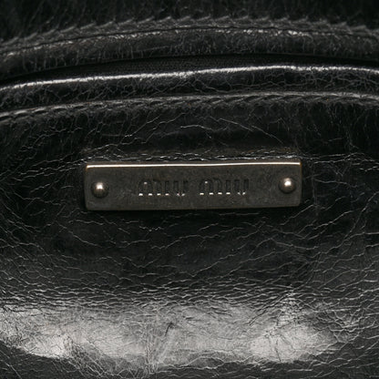 Miu Miu Vitello Shine Crystal Shoulder Bag Black 6 of 16