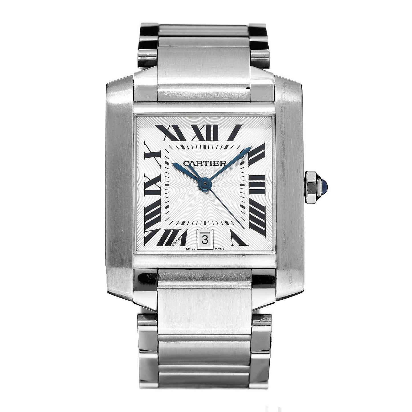 Stainless Steel 28mm Tank Francaise Automatic Watch