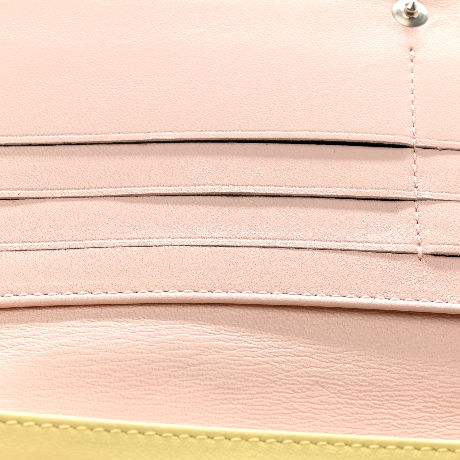 Christian Dior Lambskin Cannage Lady Dior Wallet Organizer Blue Pink Yellow 10 of 14