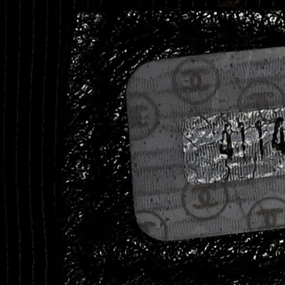 Chanel Calfskin Stitched XL Weekender Black 7 of 11