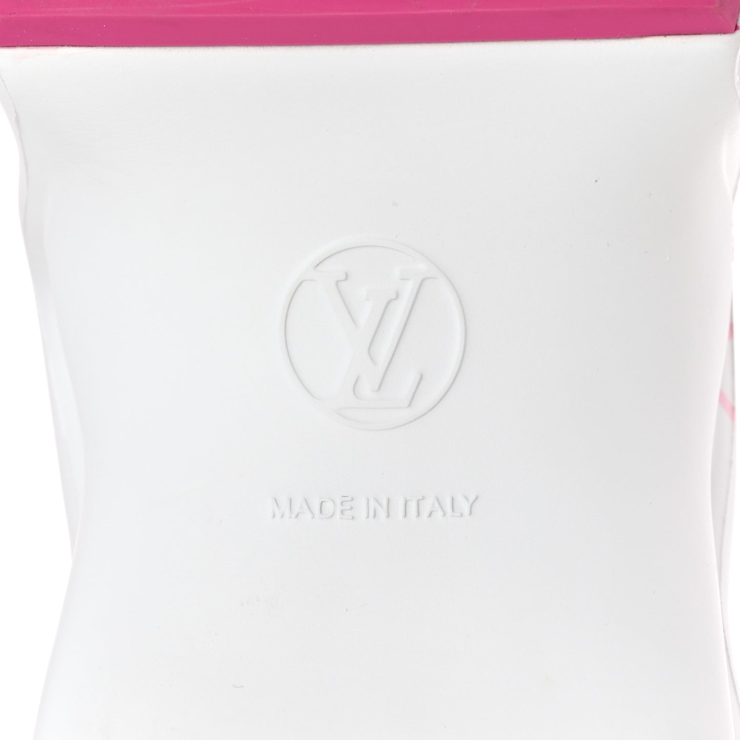 Calfskin Technical Nylon LV Archlight Sneaker 39 White Pink Gray