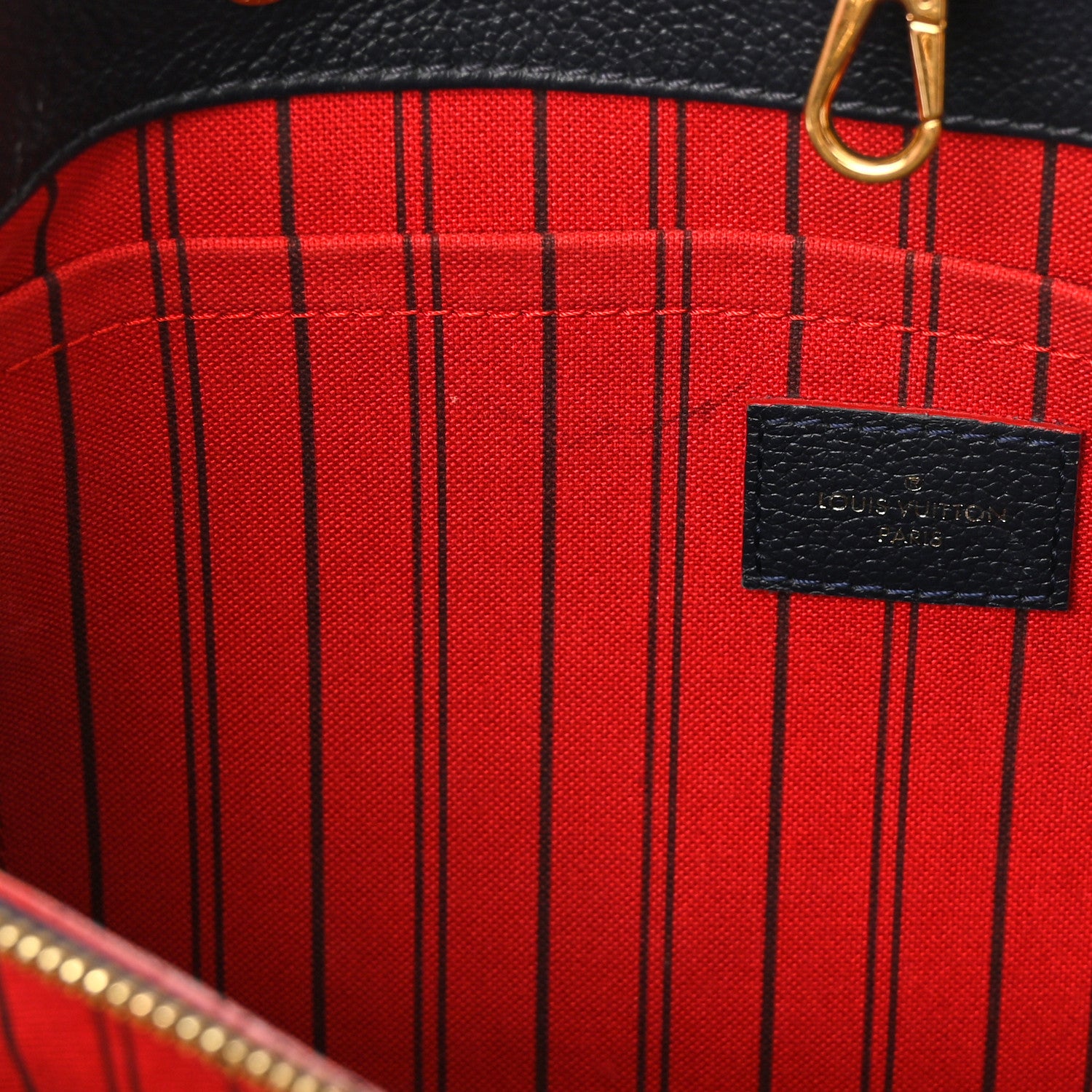 Louis Vuitton Empreinte Montaigne MM Marine Rouge 15 of 16